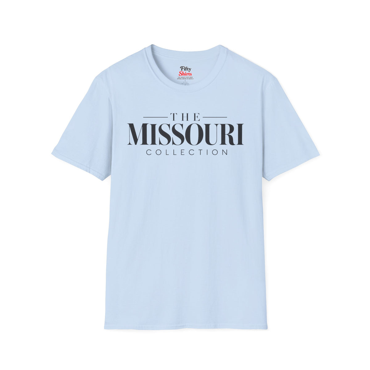 The Missouri Collection Unisex Softstyle T Shirt State Name Graphic Tee