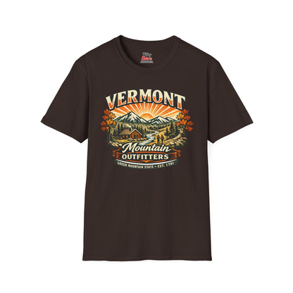 Vermont Mountain Outfitters Unisex Softstyle T Shirt State Pride Graphic Tee Collections FS03