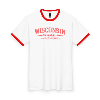 Wisconsin Running Club 2026 All State Men's Staple Ringer Tee