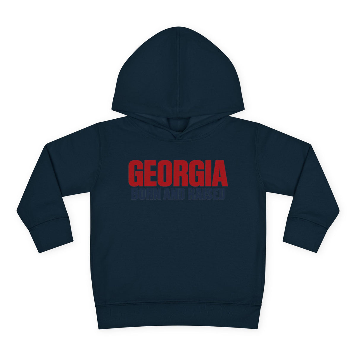 Georgia Born and Raised Minimal Modern Unisex Toddler Pullover Fleece Hoodie