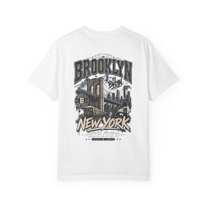 Brooklyn New York Unisex Comfort Color 1717 Streetwear Graphic Tee