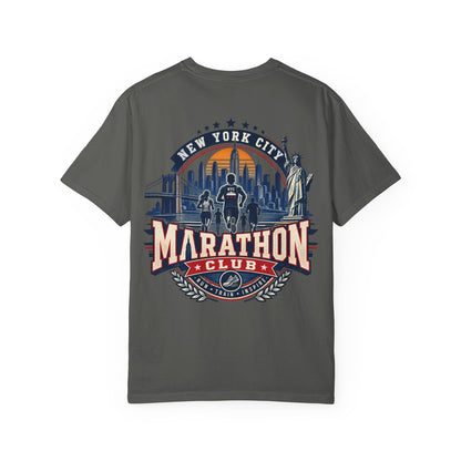 New York City Marathon Club Unisex Comfort Color 1717 Streetwear Graphic Tee