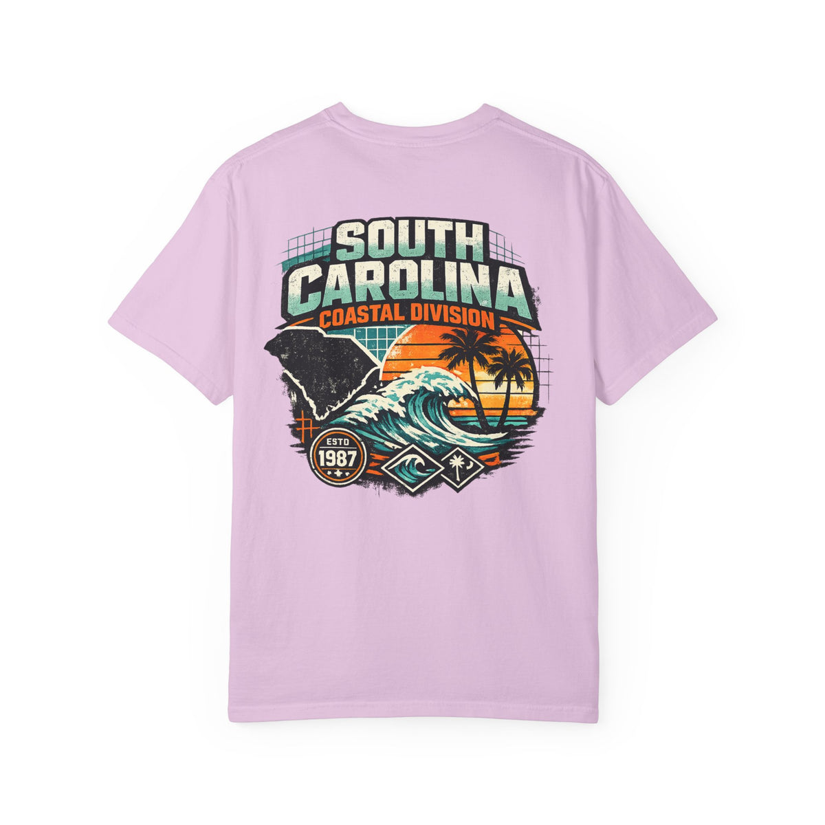 South Carolina Coastal Division Unisex Comfort Color 1717 Streetwear Graphic Tee