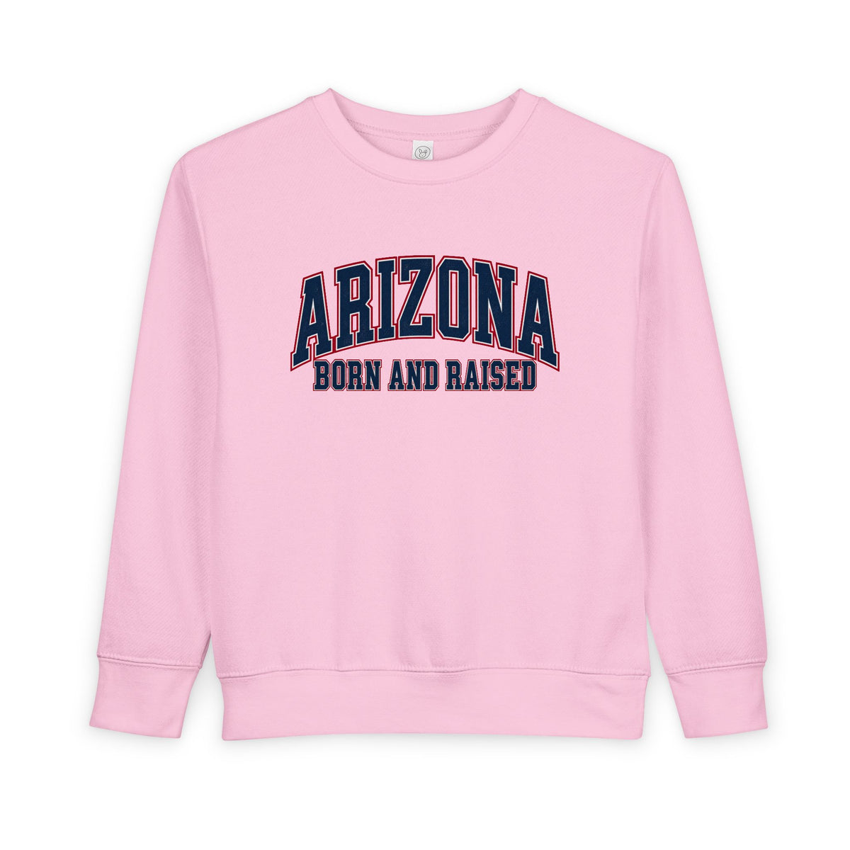 Arizona Born and Raised Classic Collegiate Unisex Toddler Sweatshirt