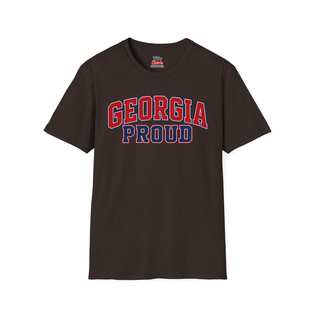 Georgia Proud Unisex Softstyle T Shirt State Name Graphic Tee