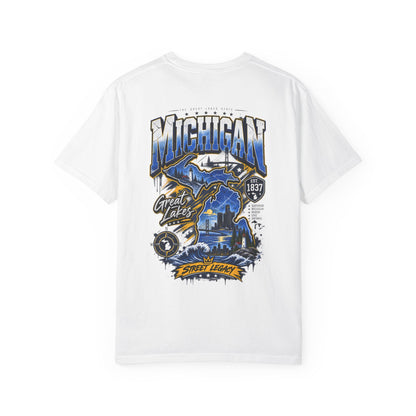 Michigan Street Legacy Unisex Comfort Color 1717 Streetwear Graphic Tee