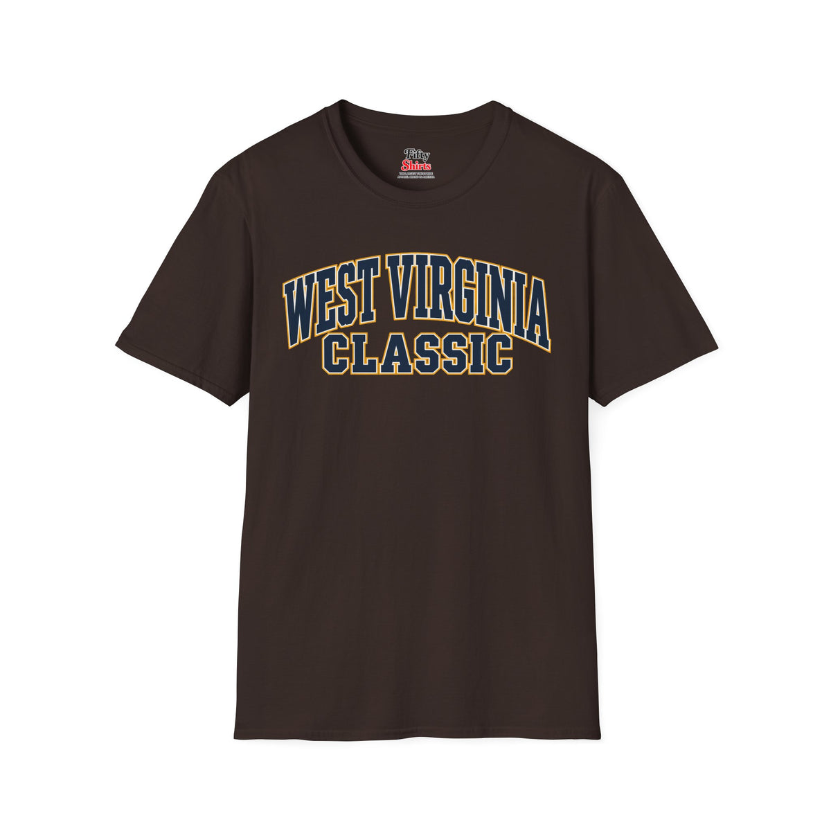 West Virginia Classic Unisex Softstyle T Shirt State Name Graphic Tee