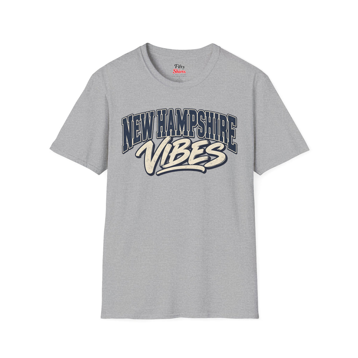 New Hampshire Vibes Unisex Softstyle T Shirt State Name Graphic Tee