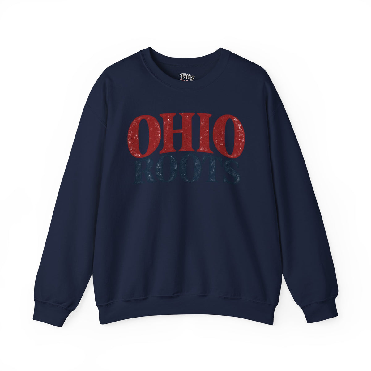 Ohio Roots Unisex Crewneck Sweatshirt State Name Graphic