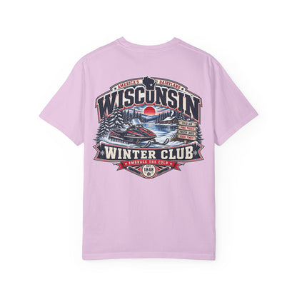 Wisconsin Winter Club Unisex Comfort Color 1717 Streetwear Graphic Tee