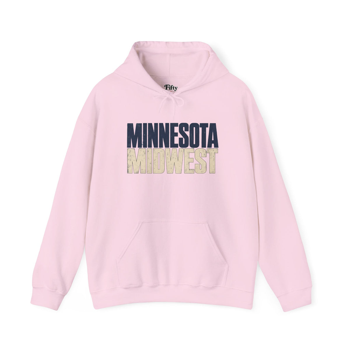 Minnesota Midwest Unisex Hoodie State Name Graphic