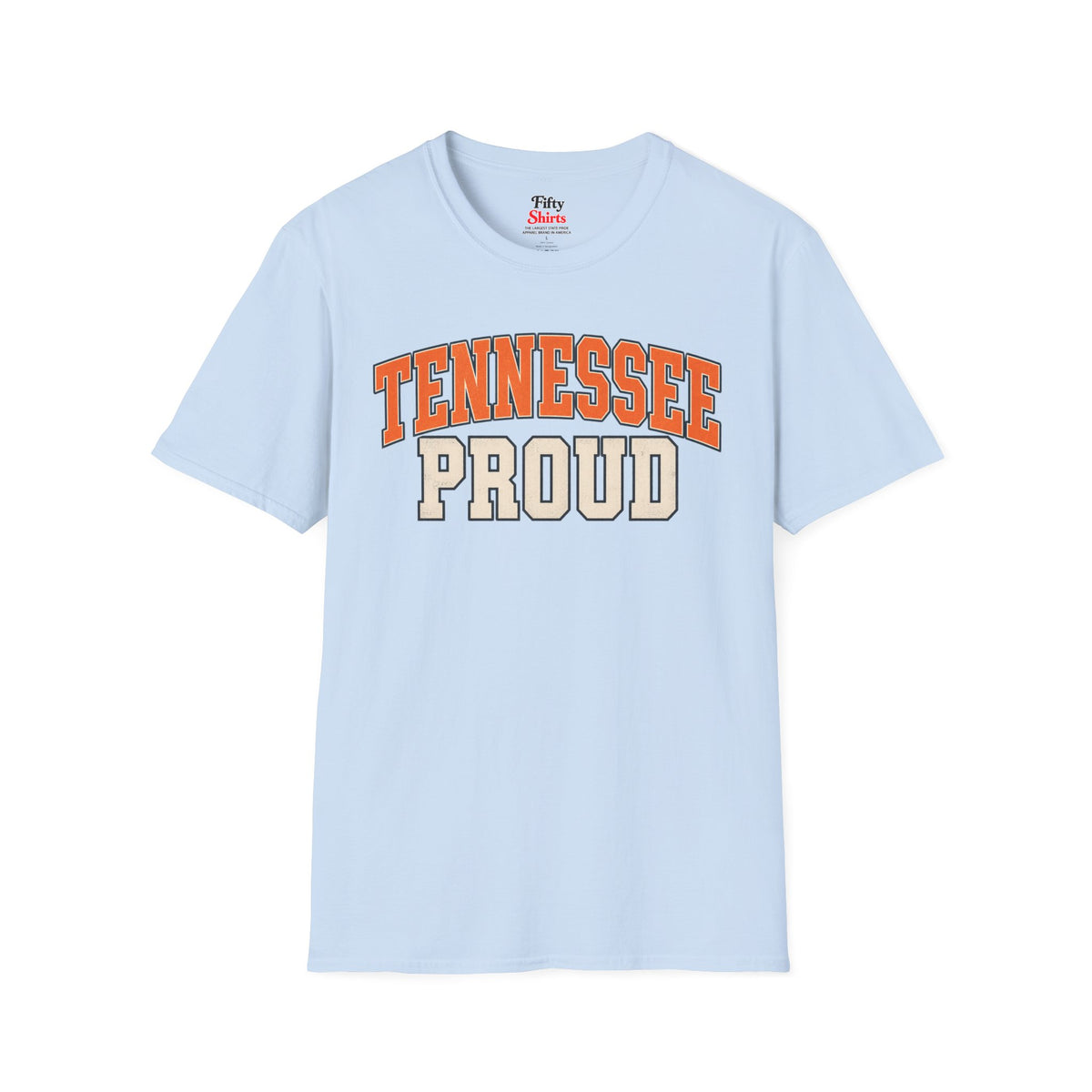 Tennessee Proud Unisex Softstyle T Shirt State Name Graphic Tee