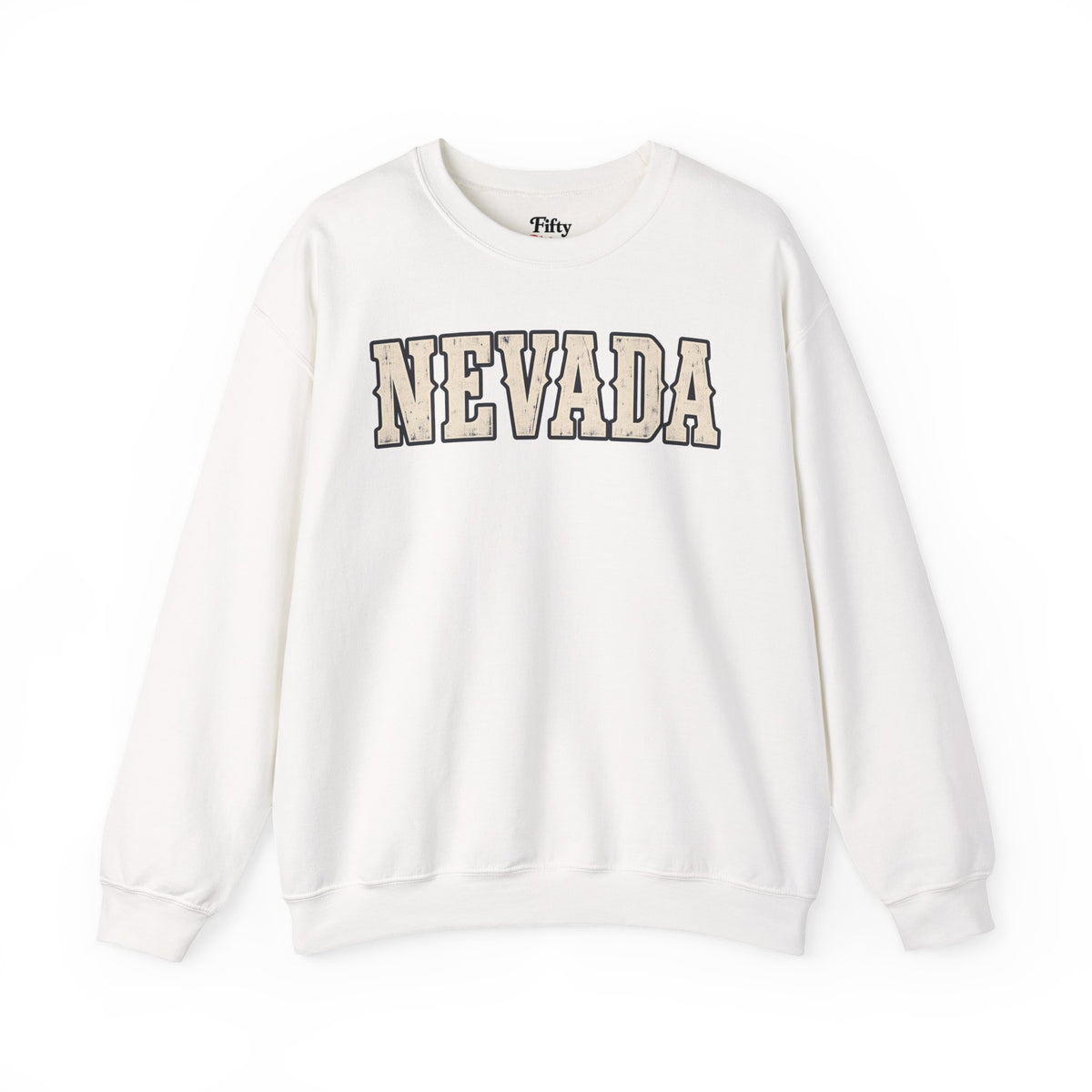 Nevada Unisex Crewneck Sweatshirt State Name Graphic