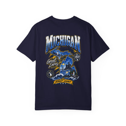 Michigan Street Legacy Unisex Comfort Color 1717 Streetwear Graphic Tee