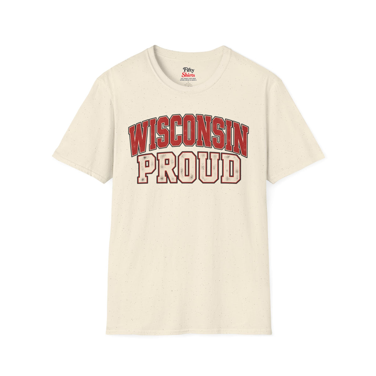 Wisconsin Proud Unisex Softstyle T Shirt State Name Graphic Tee