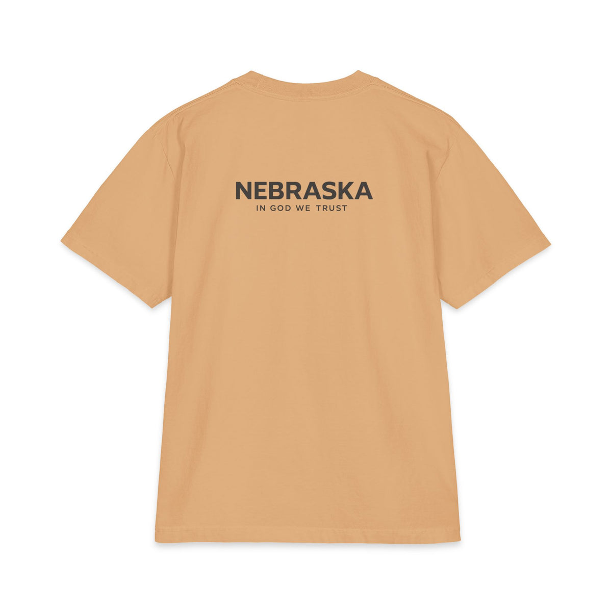 Nebraska All State In God We Trust Unisex Max Heavyweight Short Sleeve