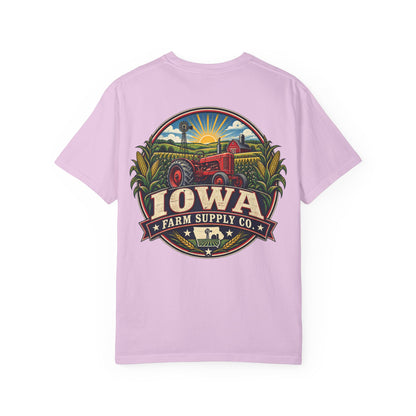 Iowa Farm Supply Co Unisex Comfort Color 1717 Streetwear Graphic Tee
