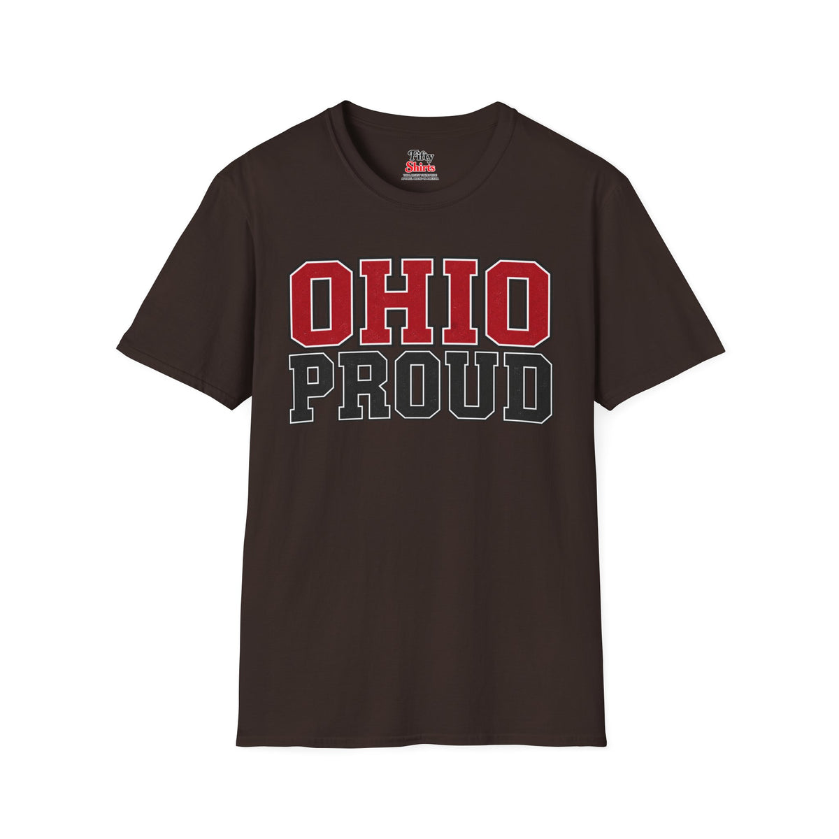 Ohio Proud Unisex Softstyle T Shirt State Name Graphic Tee