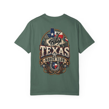 Texas Rodeo Club Unisex Comfort Color 1717 Streetwear Graphic Tee