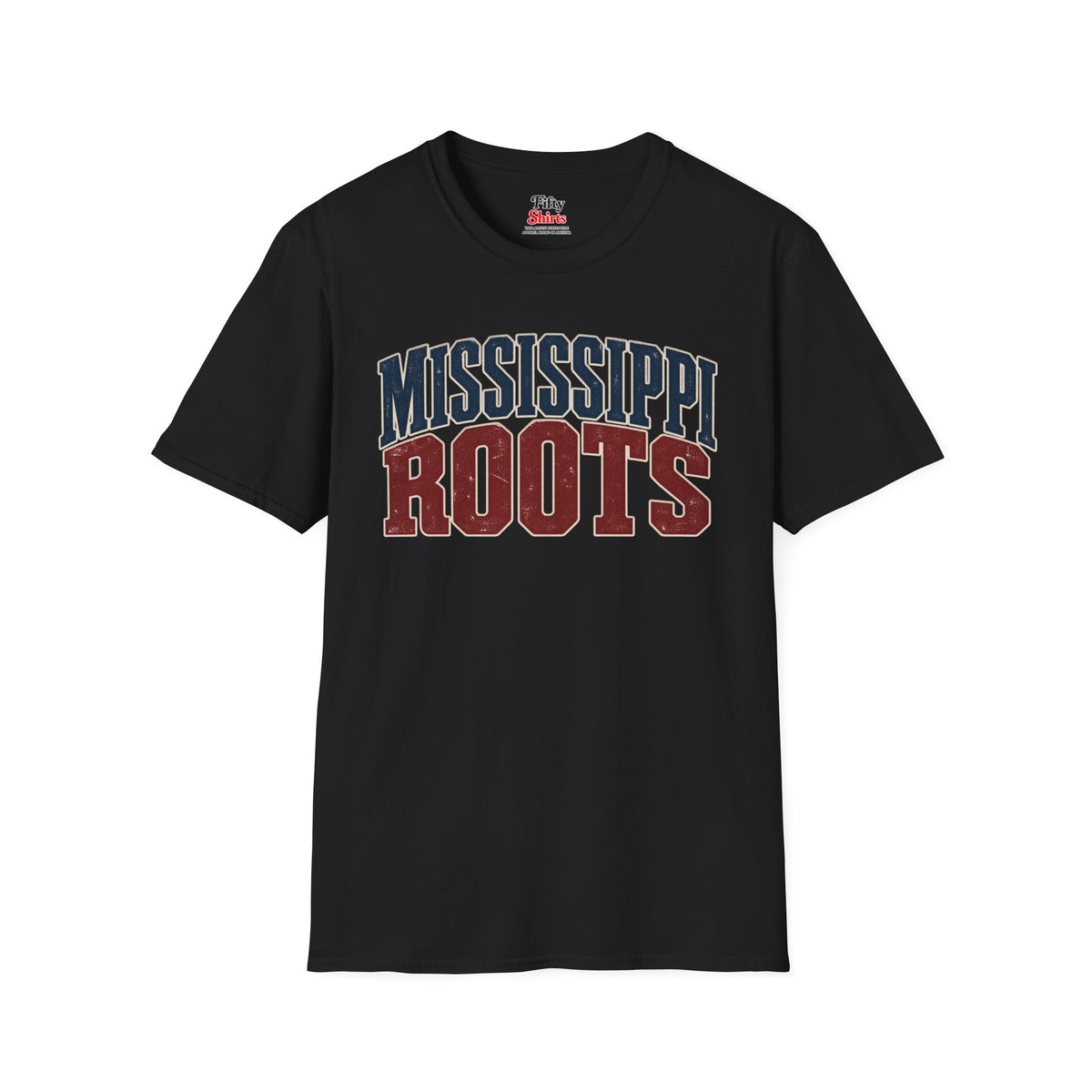Mississippi Roots Unisex Softstyle T Shirt State Name Graphic Tee