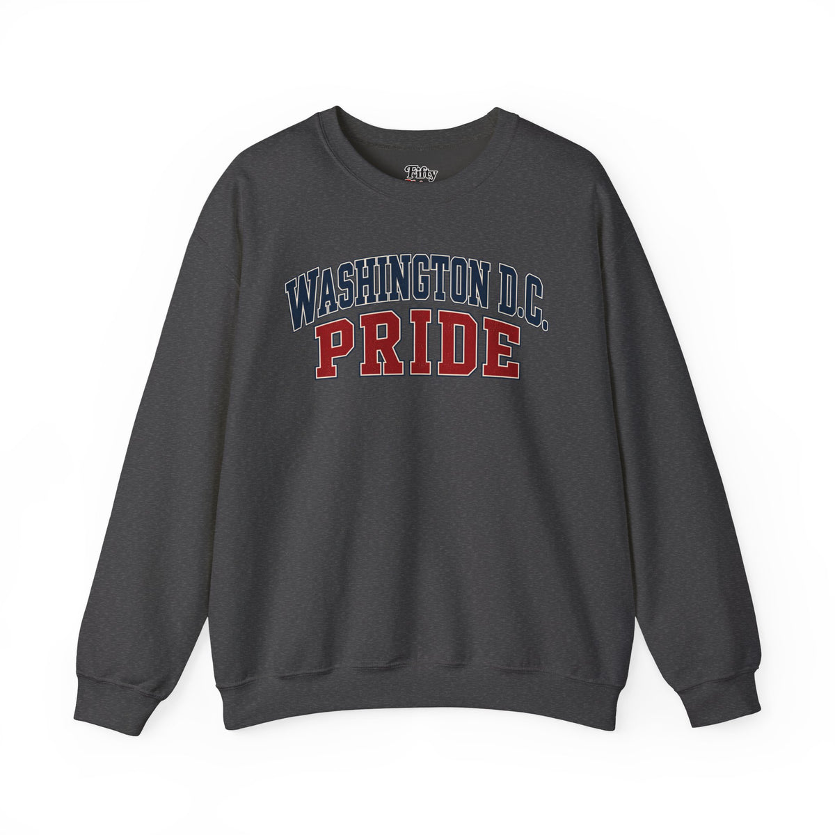 Washington DC Pride Unisex Crewneck Sweatshirt State Name Graphic