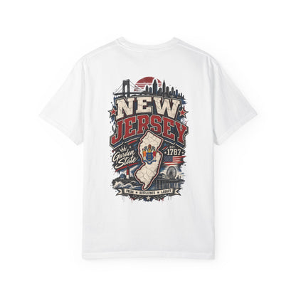 New Jersey Street Legacy Unisex Comfort Color 1717 Streetwear Graphic Tee