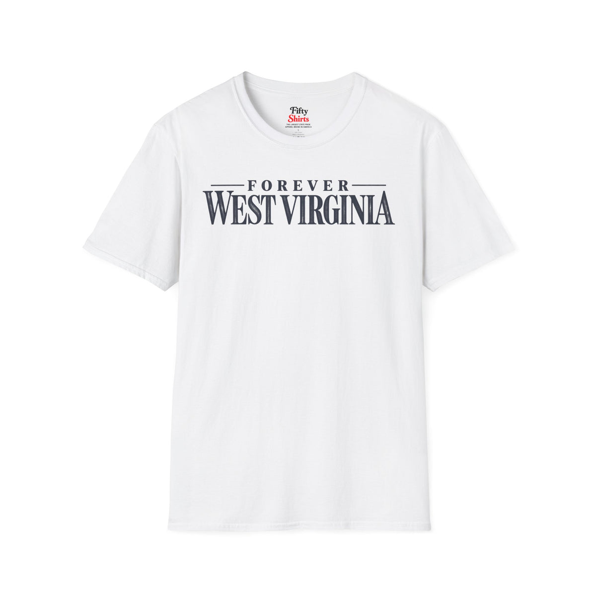 Forever West Virginia Unisex Softstyle T Shirt State Name Graphic Tee