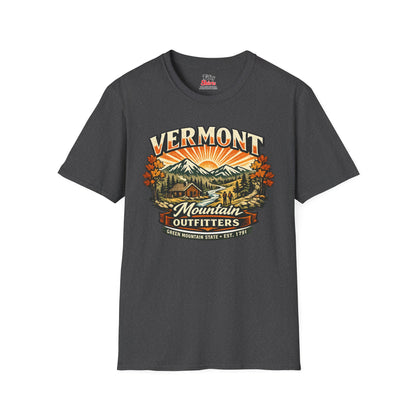 Vermont Mountain Outfitters Unisex Softstyle T Shirt State Pride Graphic Tee Collections FS03
