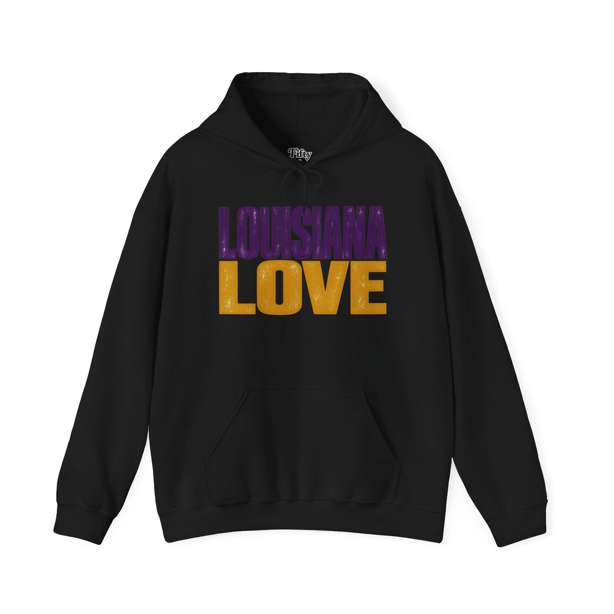 Louisiana Love Unisex Hoodie State Name Graphic