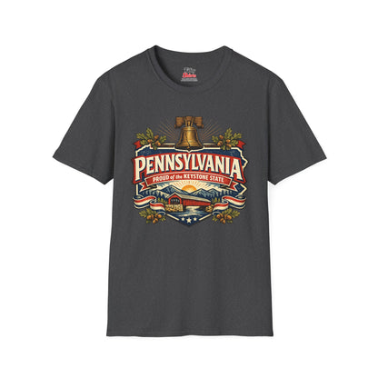 Pennsylvania State Pride Unisex Softstyle T Shirt State Pride Graphic Tee Collections FS03