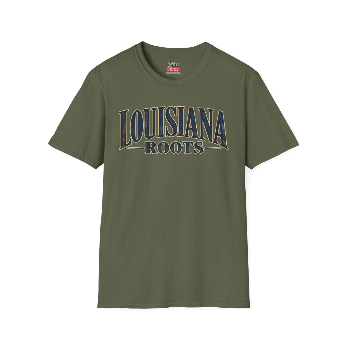 Louisiana Roots Unisex Softstyle T Shirt State Name Graphic Tee