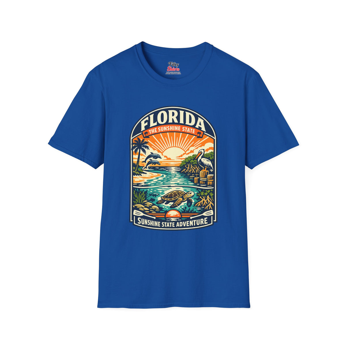 Florida Sunshine State Unisex Softstyle T Shirt State Pride Graphic Tee Collections FS03