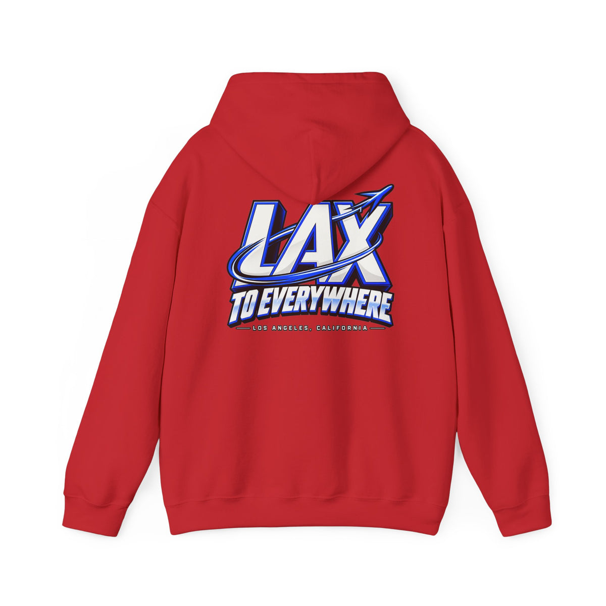 Lax To Everywhere Los Angeles Unisex Hoodie Graphic