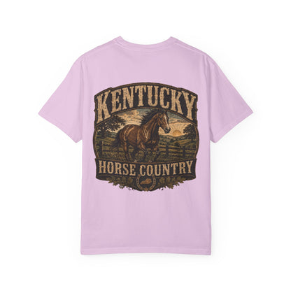 Kentucky Horse Country Unisex Comfort Color 1717 Streetwear Graphic Tee