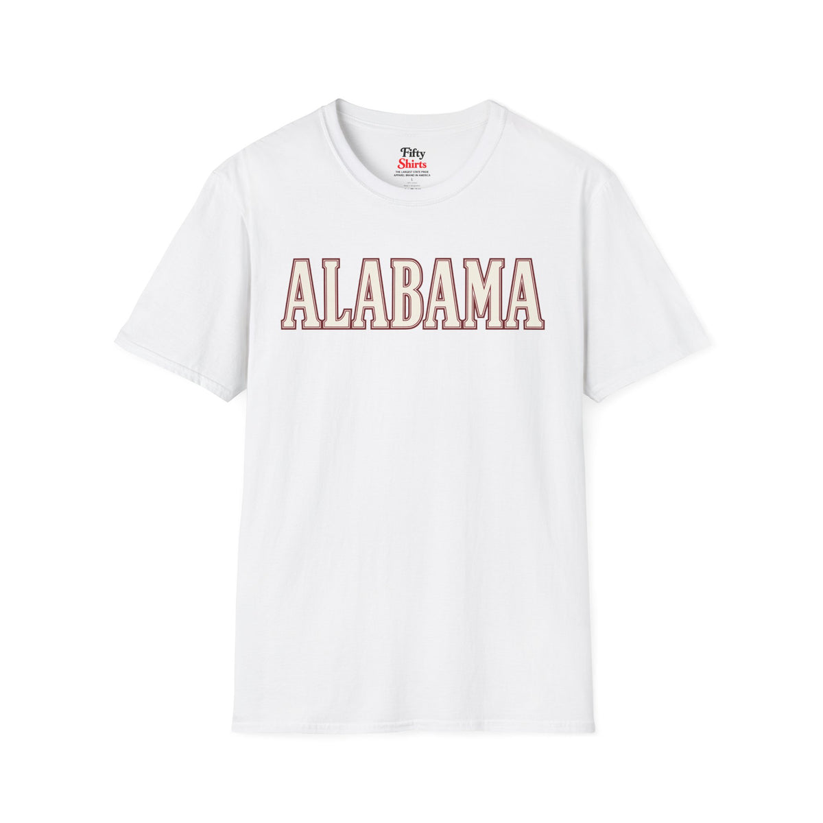 Alabama Unisex Softstyle T Shirt State Name Graphic Tee