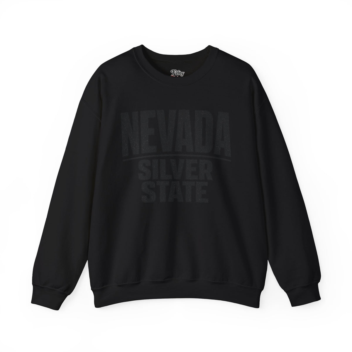Nevada Silver State Unisex Crewneck Sweatshirt State Name Graphic