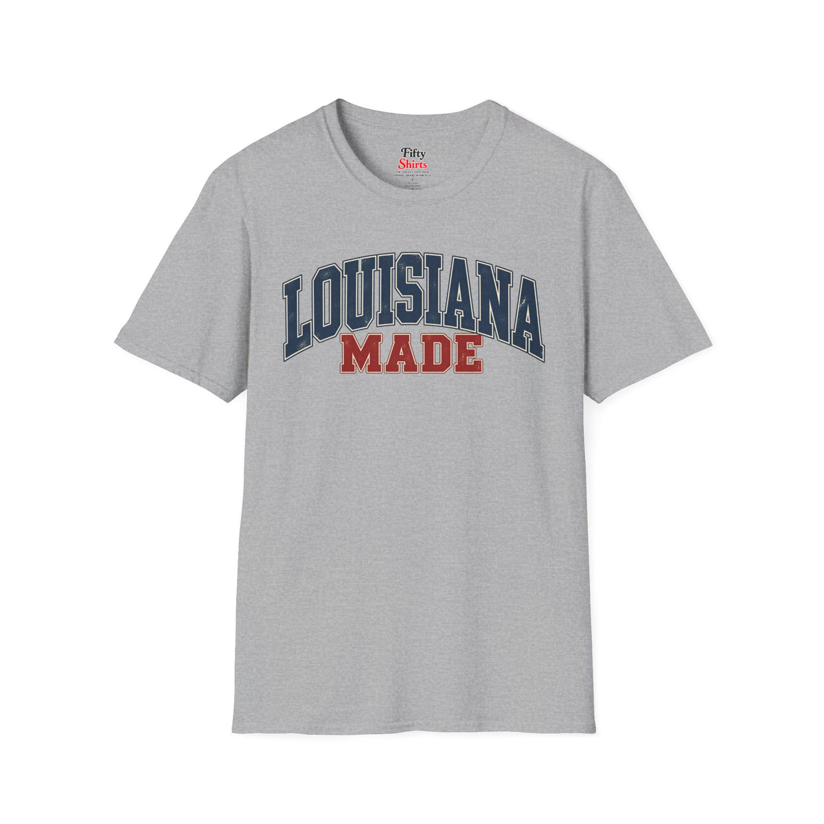 Louisiana Made Unisex Softstyle T Shirt State Name Graphic Tee