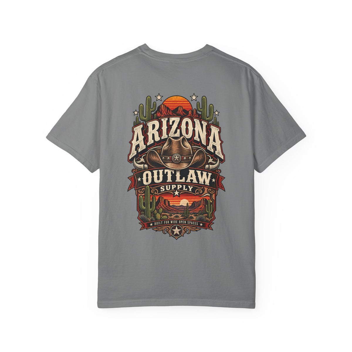 Arizona Outlaw Supply  Unisex Comfort Color 1717 Streetwear Graphic Tee