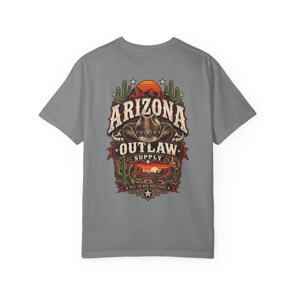 Arizona Outlaw Supply  Unisex Comfort Color 1717 Streetwear Graphic Tee