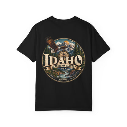 Idaho Expedition Society Unisex Comfort Color 1717 Streetwear Graphic Tee