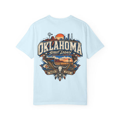 Oklahoma Street Legacy Unisex Comfort Color 1717 Streetwear Graphic Tee