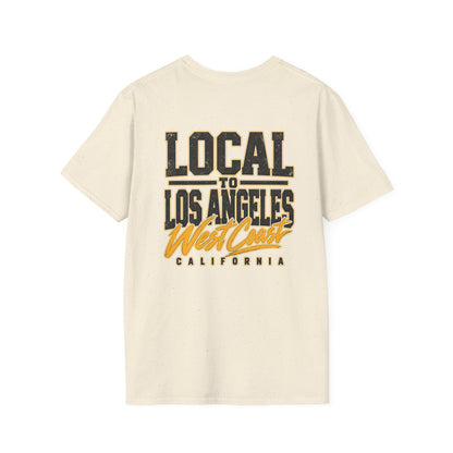 Local to Los Angeles West Coast California Unisex Softstyle Graphic Tee