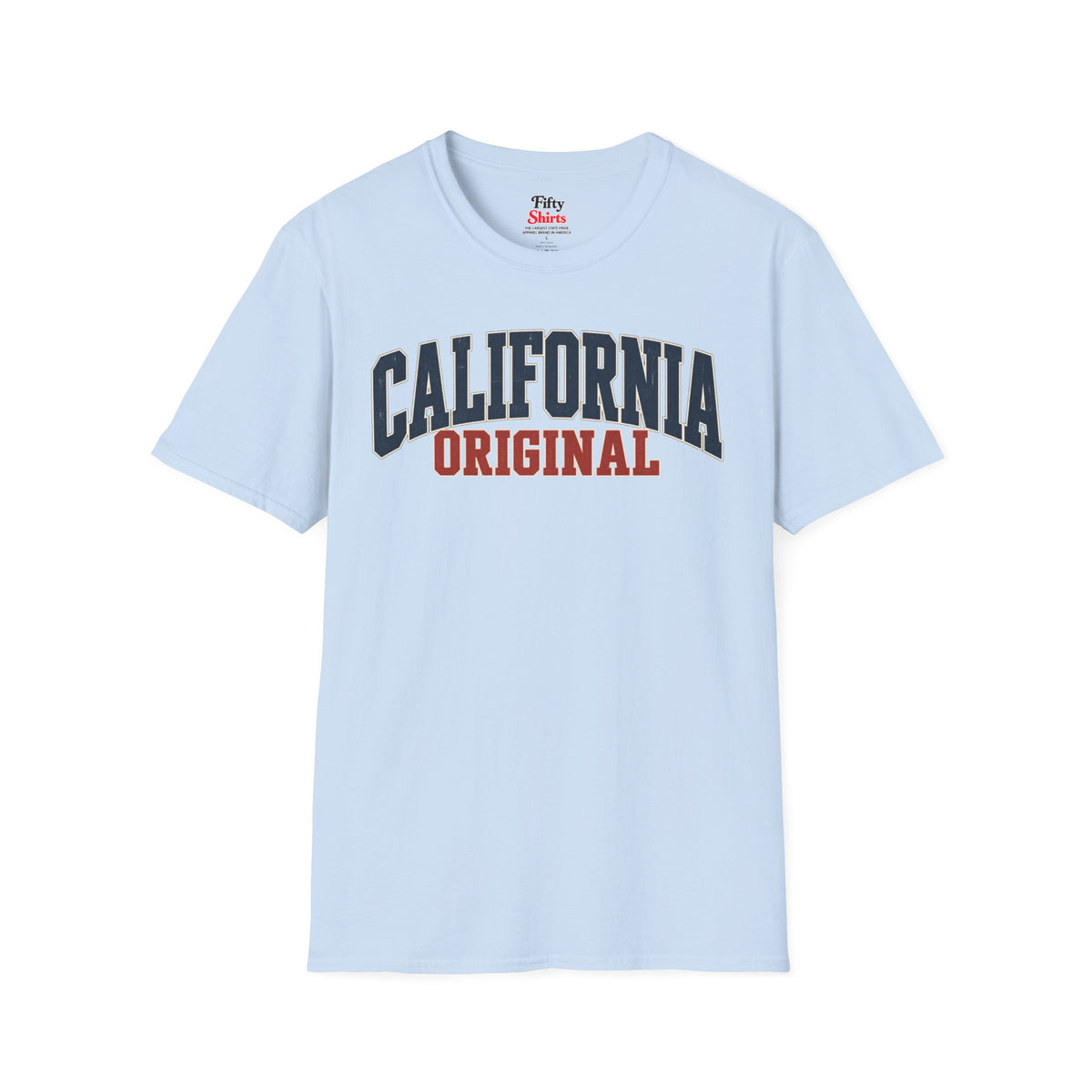 California Original Unisex Softstyle T Shirt State Name Graphic Tee