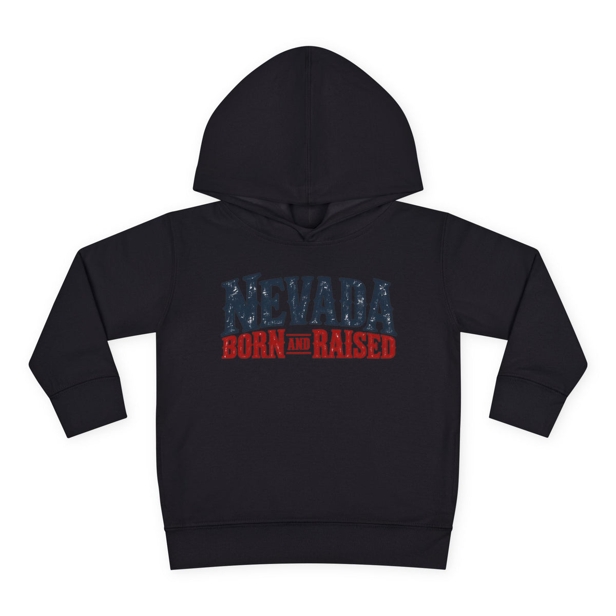 Nevada Born and Raised Classic Ranchwear Unisex Toddler Pullover Fleece Hoodie