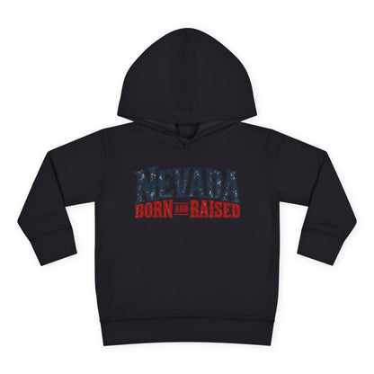 Nevada Born and Raised Classic Ranchwear Unisex Toddler Pullover Fleece Hoodie
