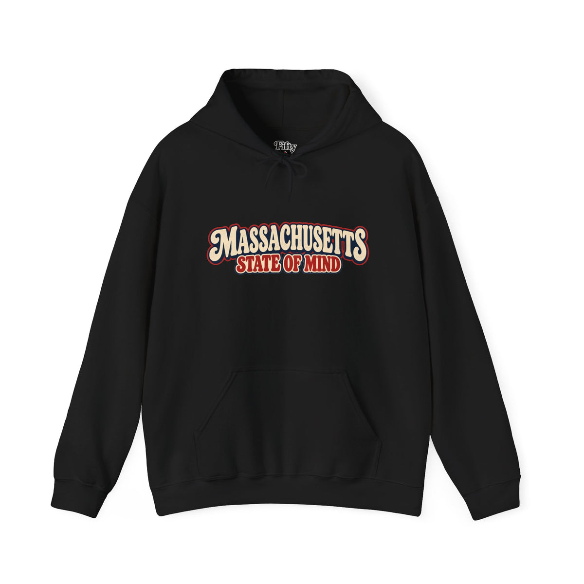 Massachusetts State Of Mind Unisex Hoodie State Name Graphic