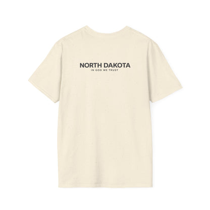 North Dakota All State In God We Trust Unisex Everyday Tee
