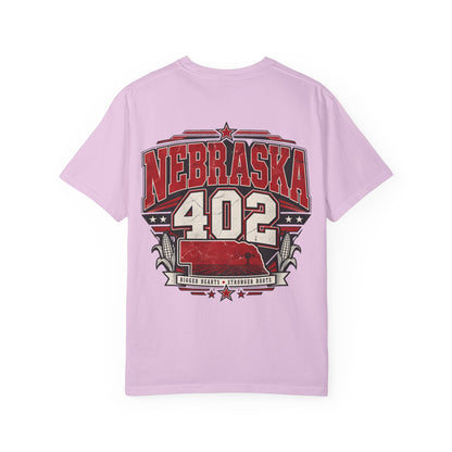 Nebraska 402 Unisex Comfort Color 1717 Streetwear Graphic Tee