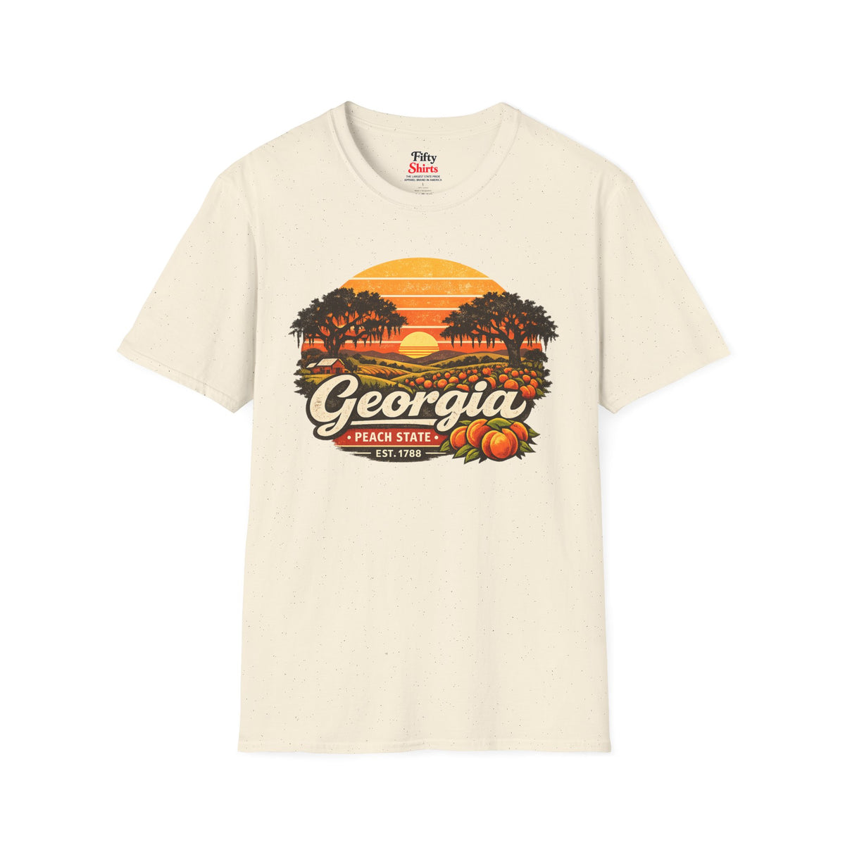 Georgia Southern Sunset Unisex Softstyle T Shirt State Pride Graphic Tee Collections FS03
