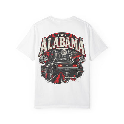 Alabama Night Drive Unisex Comfort Color 1717 Streetwear Graphic Tee